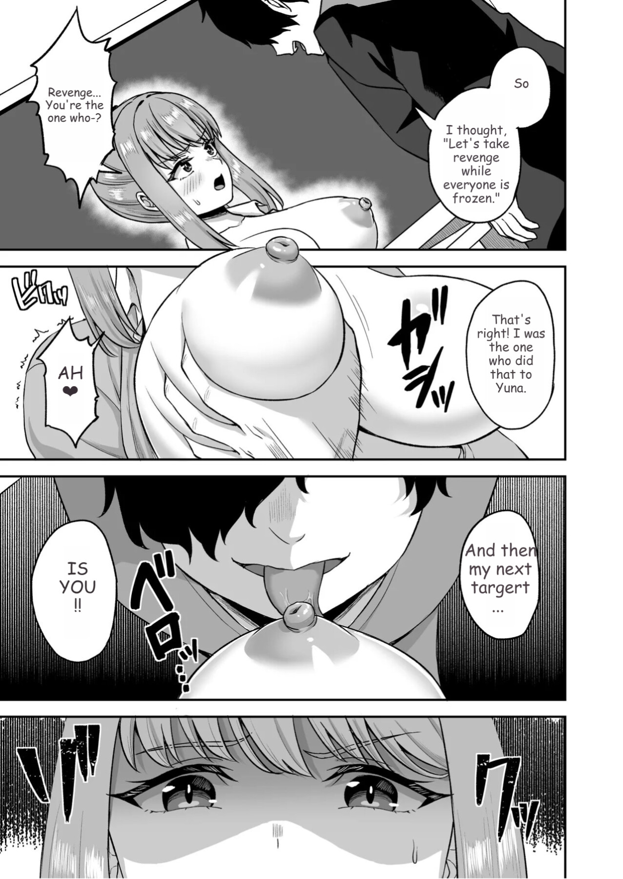 Hentai Manga Comic-After Gaining the Power to Stop Time, I Took Revenge on All of Them-Read-34